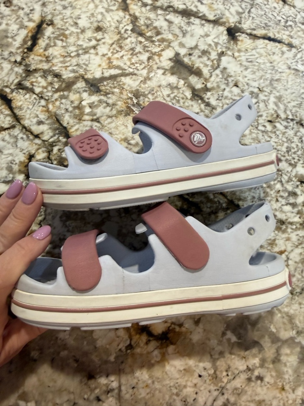 CROCS Crocband Cruiser Sandal in size C13 Excellent Condition - Picture 4 of 7